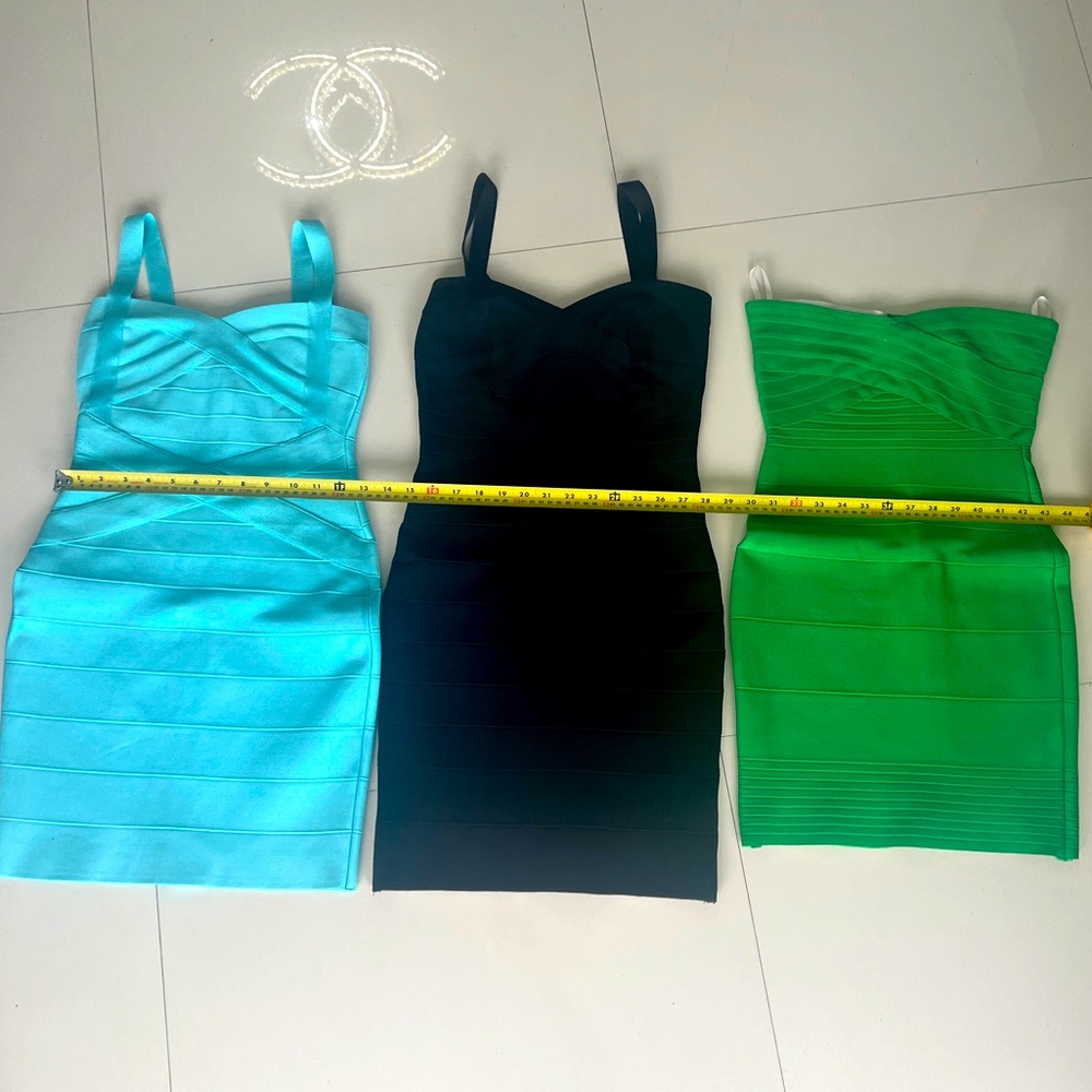 3 REAL BODYCON DRESSES SIZE MEDIUM USA